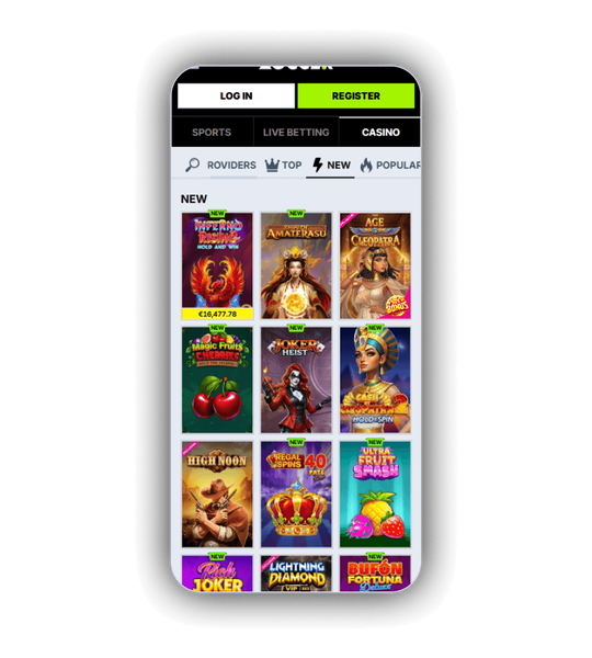 Zoccer Casino Spiele Lobby